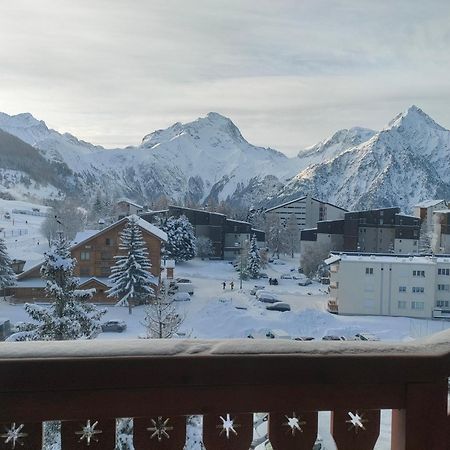 Residence Plein Sud A Cote Jandri Express, Front De Neige, Vue Splendide, Label 2 Alpes, Classe 2 Etoiles Tourisme レ・デュー・アルプ エクステリア 写真