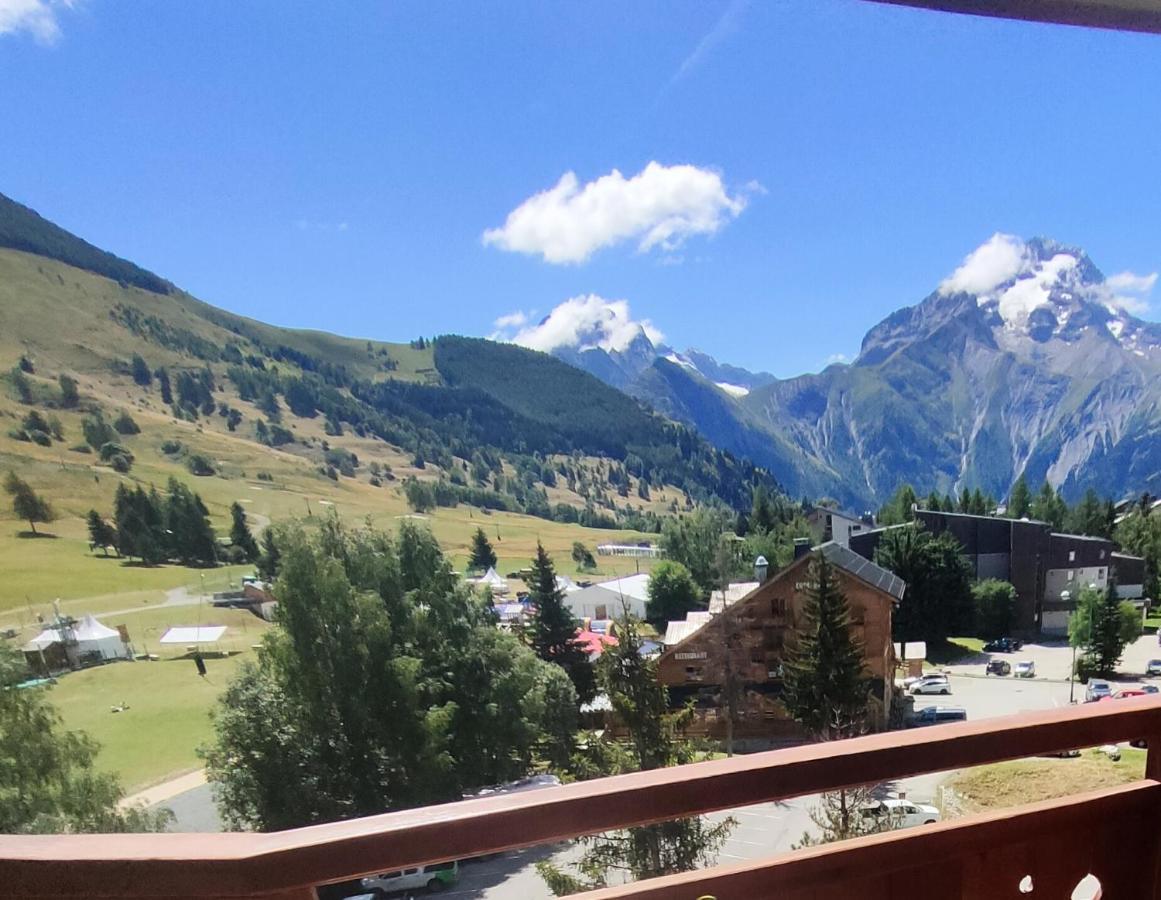Residence Plein Sud A Cote Jandri Express, Front De Neige, Vue Splendide, Label 2 Alpes, Classe 2 Etoiles Tourisme レ・デュー・アルプ エクステリア 写真